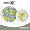 Earthtrends Heavy Duty Paper Plates for parties – Includes 8-Inch Paper Dessert Plates and 10-Inch Paper Dinner Plates – Disposable Floral Paper Plates for Parties, Weddings, Events, BBQs, Birthdays, Catering, Holidays – Elegant Tableware Set